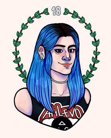 Busto - Pintura completa